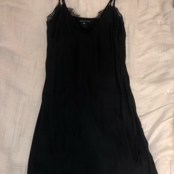 BLACK DRESS - SLIP - Picture 2 of 3
